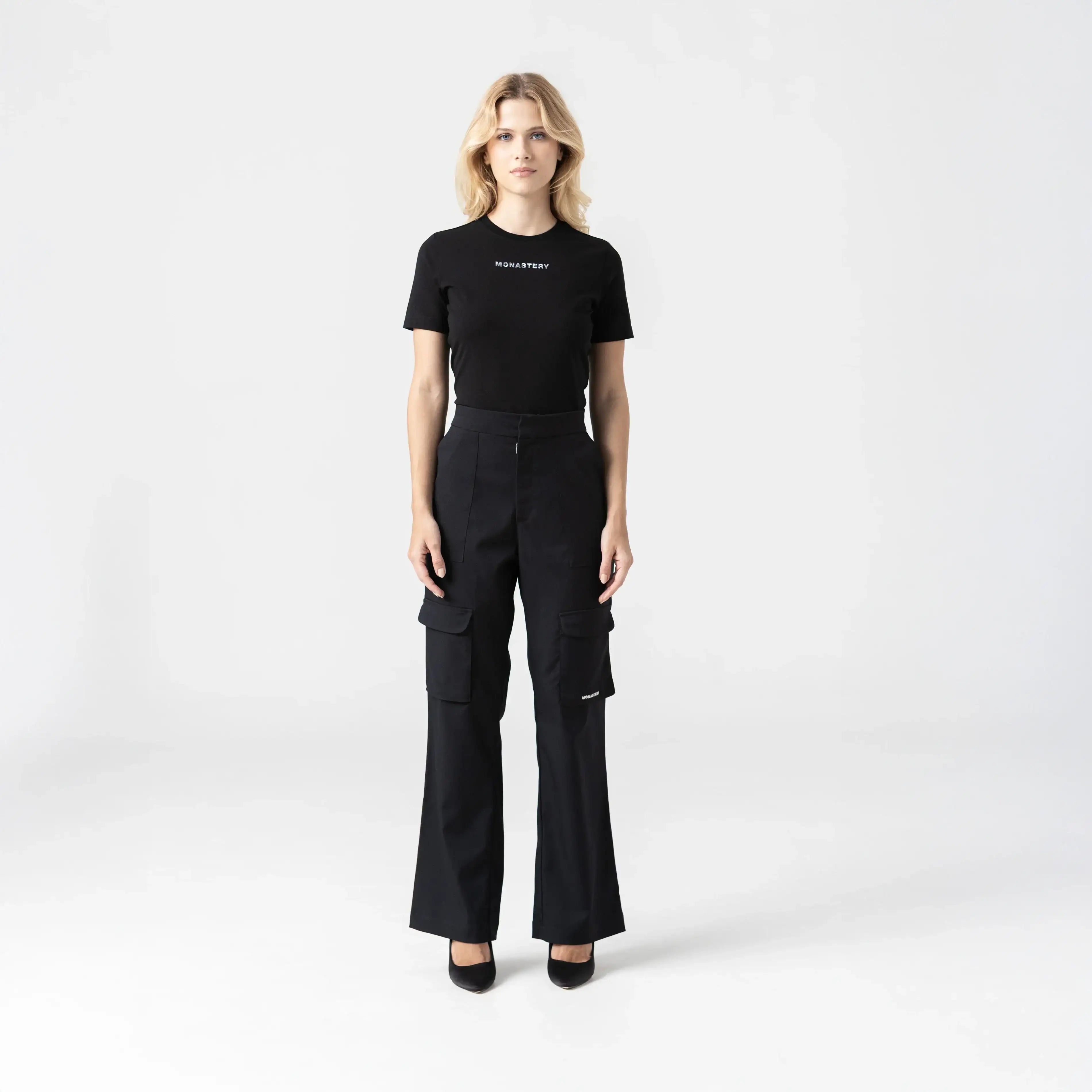 KAIRI T-SHIRT WOMEN BLACK METEORITE