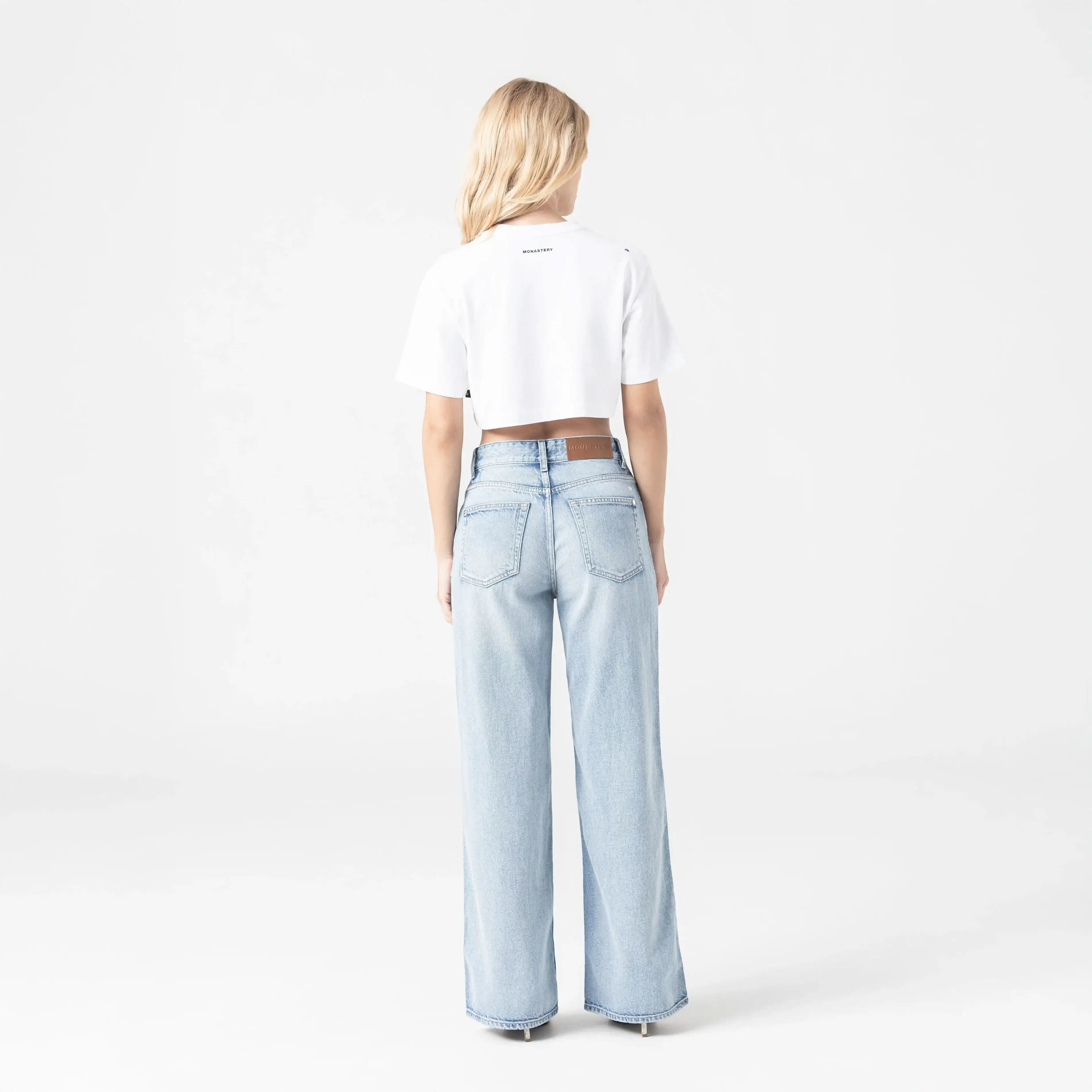 KISWA CROP TOP WOMEN LUCENT WHITE L/G