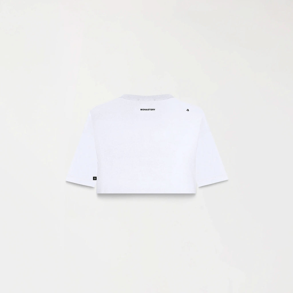 KISWA CROP TOP WOMEN LUCENT WHITE L/G