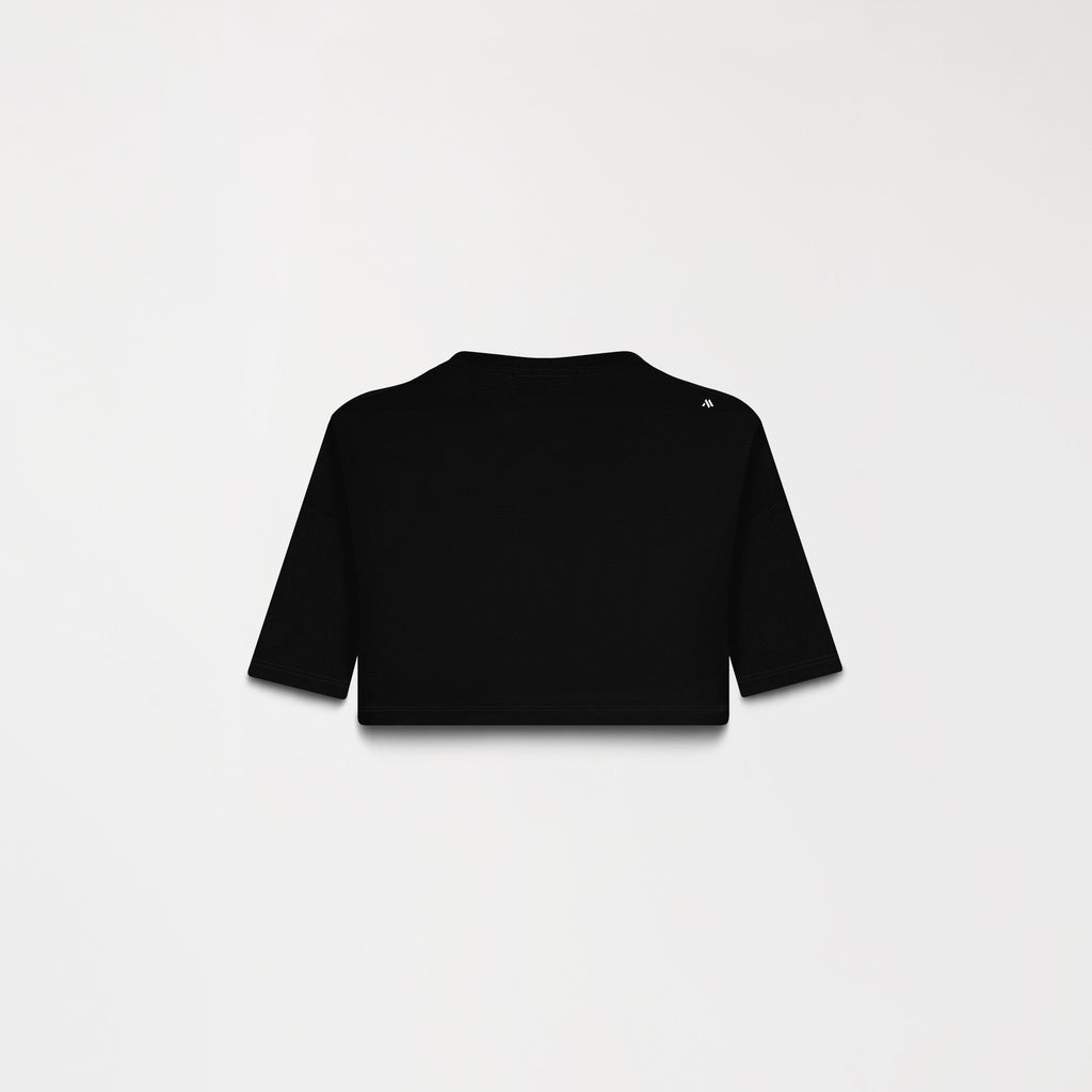 KUBLAI CROP TOP WOMEN BLACK