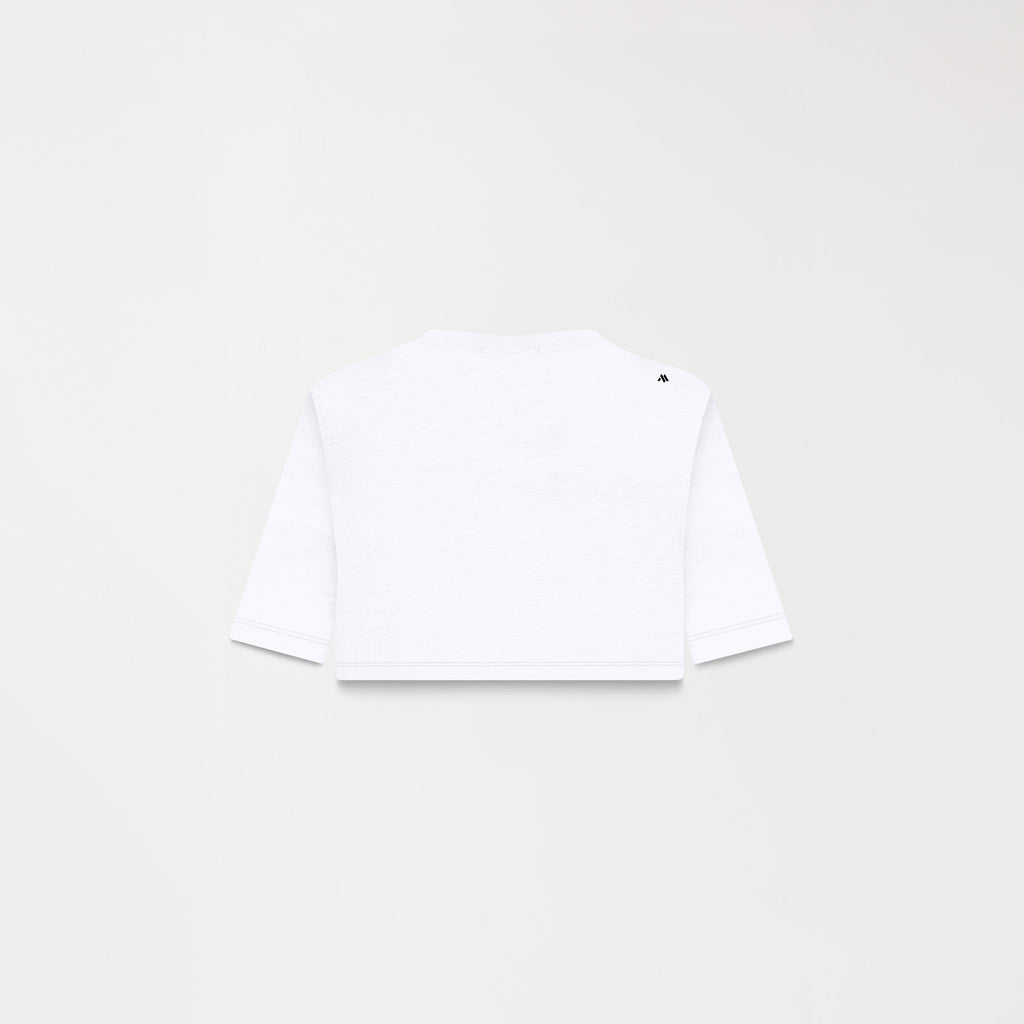 KUBLAI CROP TOP WOMEN WHITE