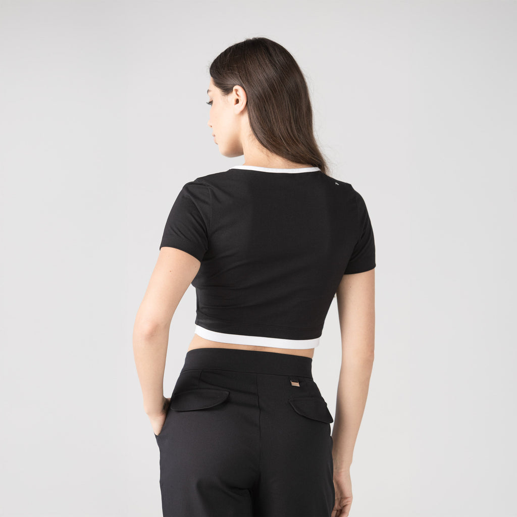 AITANA CROP TOP WOMEN BLACK