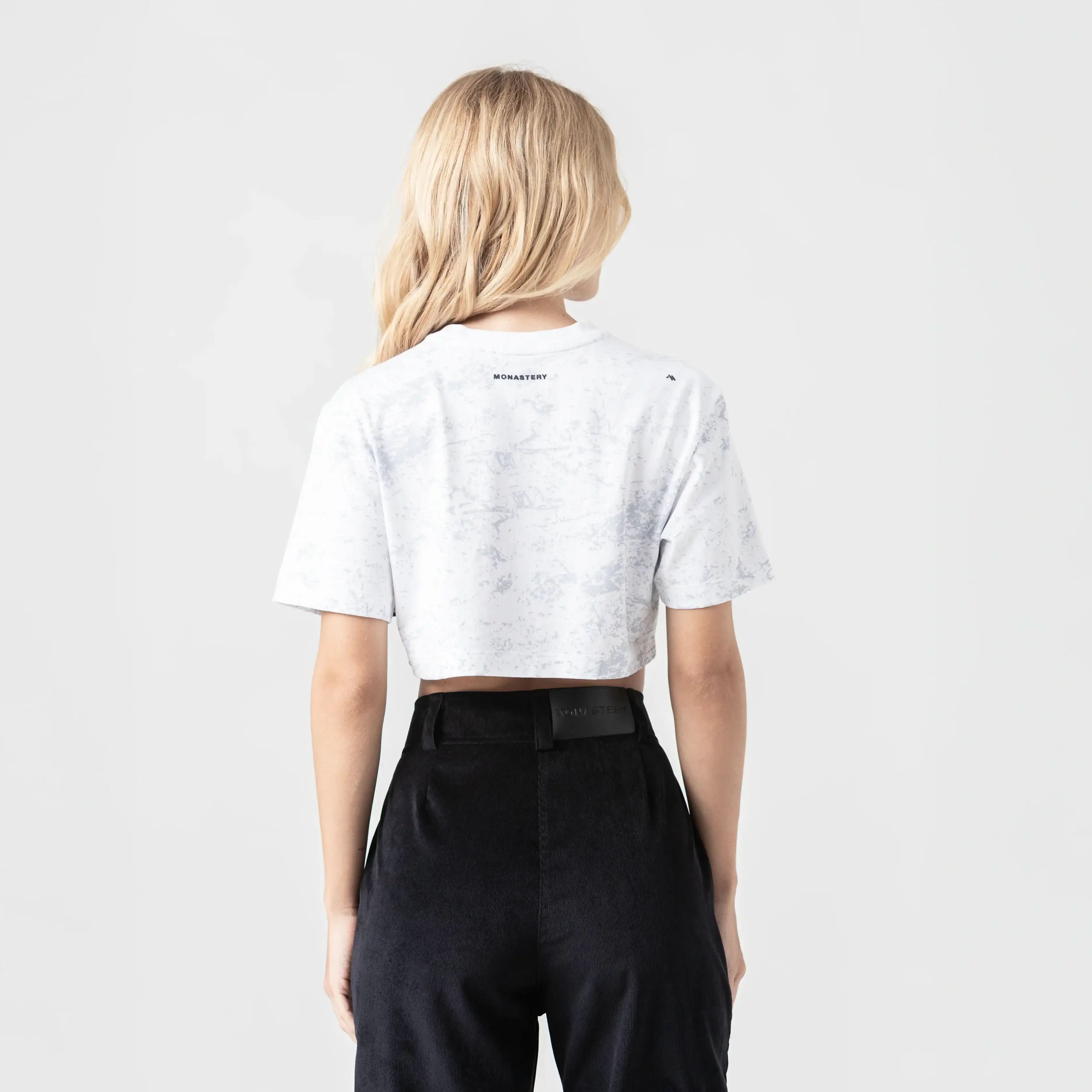 BRYNN CROP TOP WOMEN LUCENT WHITE L/G