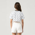 BRITANIA CROP TOP WOMEN WHITE