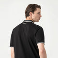 LAVENT POLO SHIRT MEN BLACK METEORITE