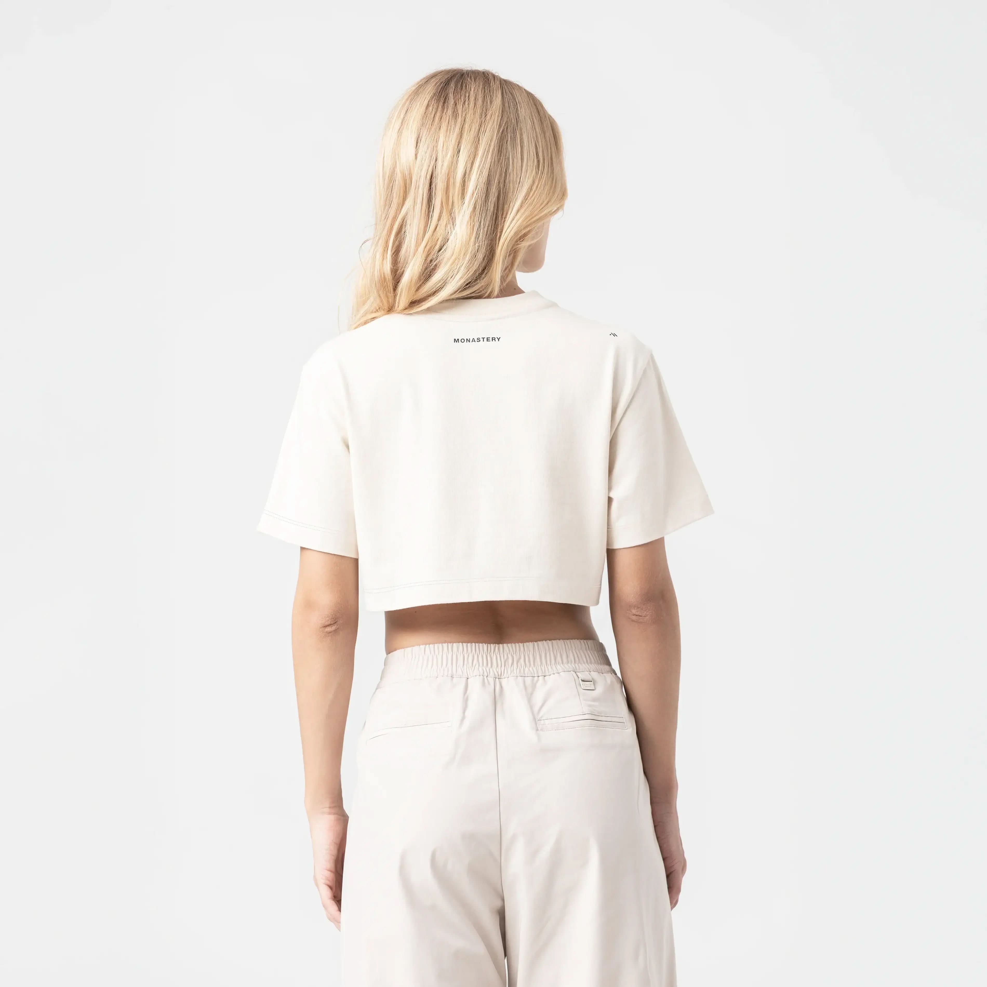 OLWYN CROP TOP WOMEN WHITECAP GRAY L/G
