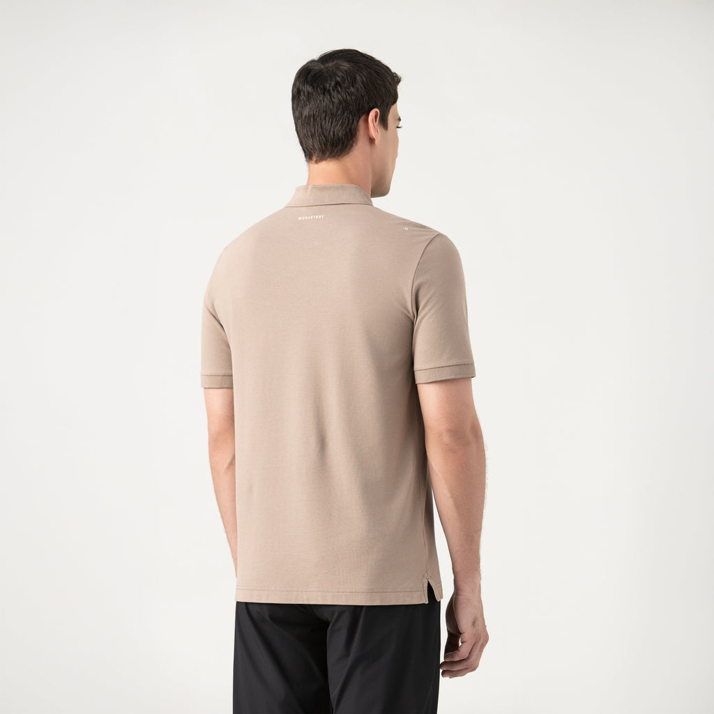 AKHAL POLO MEN TAUPE GRAY
