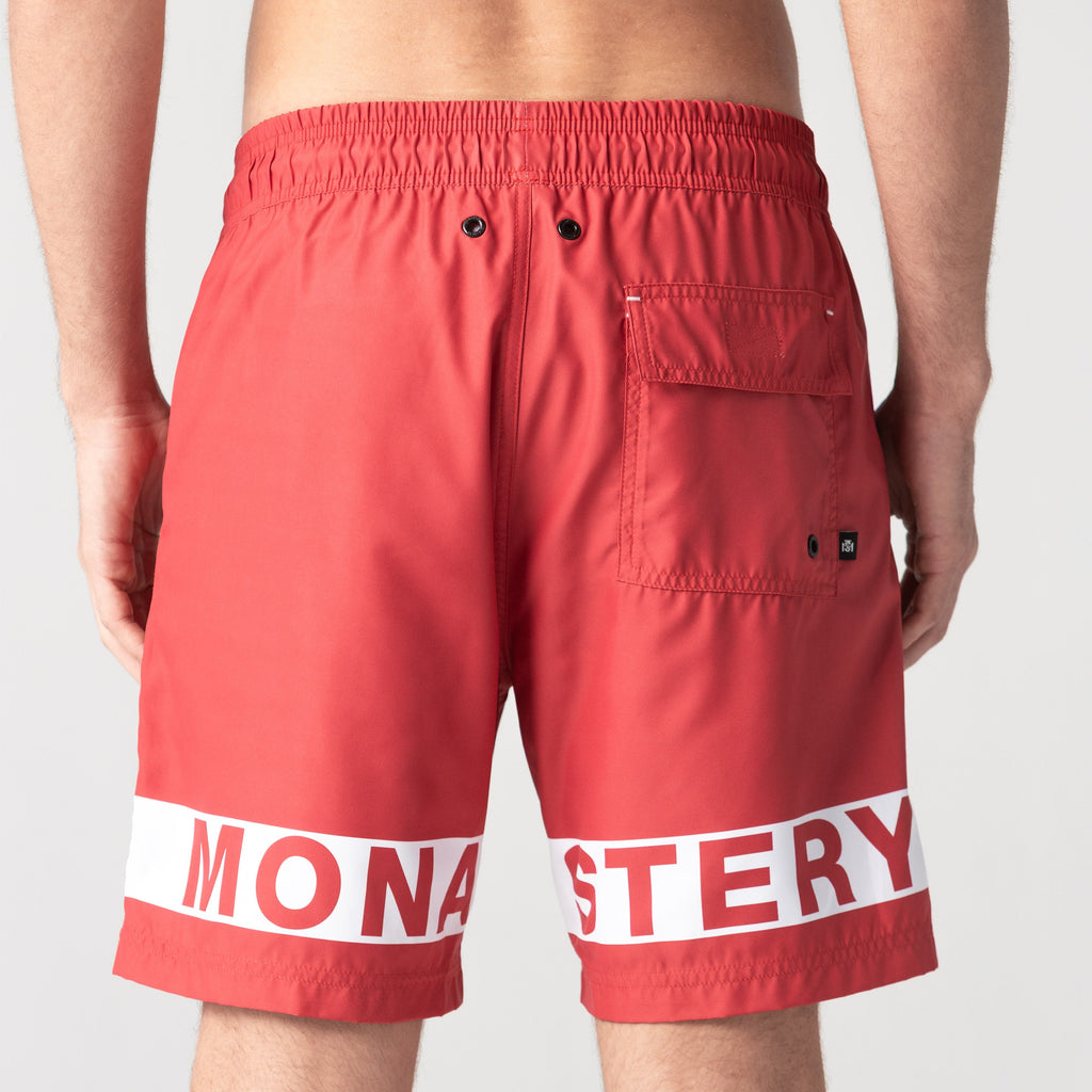 RANGE SWIM SHORT MEN RED