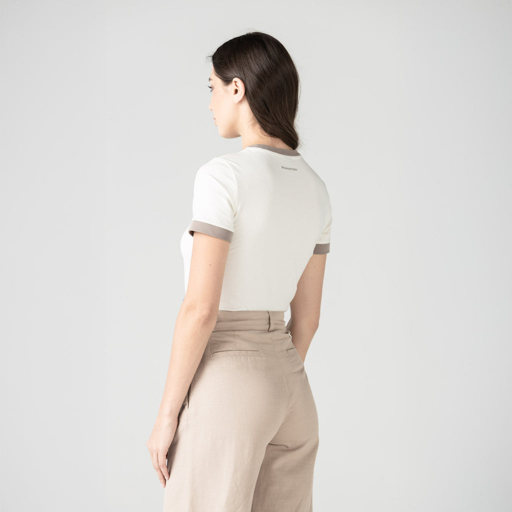 SAMARA T-SHIRT WOMEN EGRET
