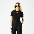 AKBAR T-SHIRT WOMEN BLACK METEORITE