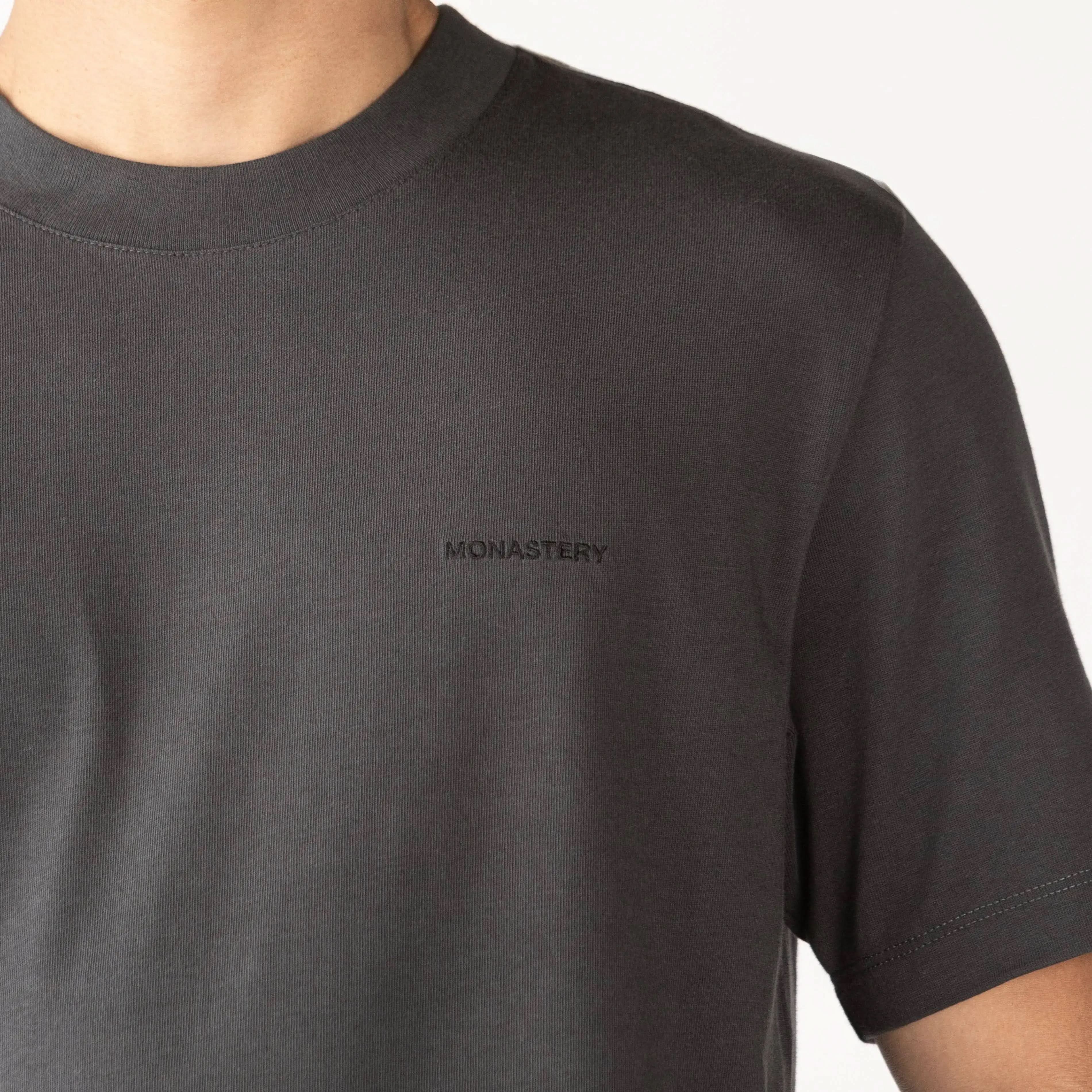 GREENHILL T-SHIRT MEN BLACK OYSTER - Monastery