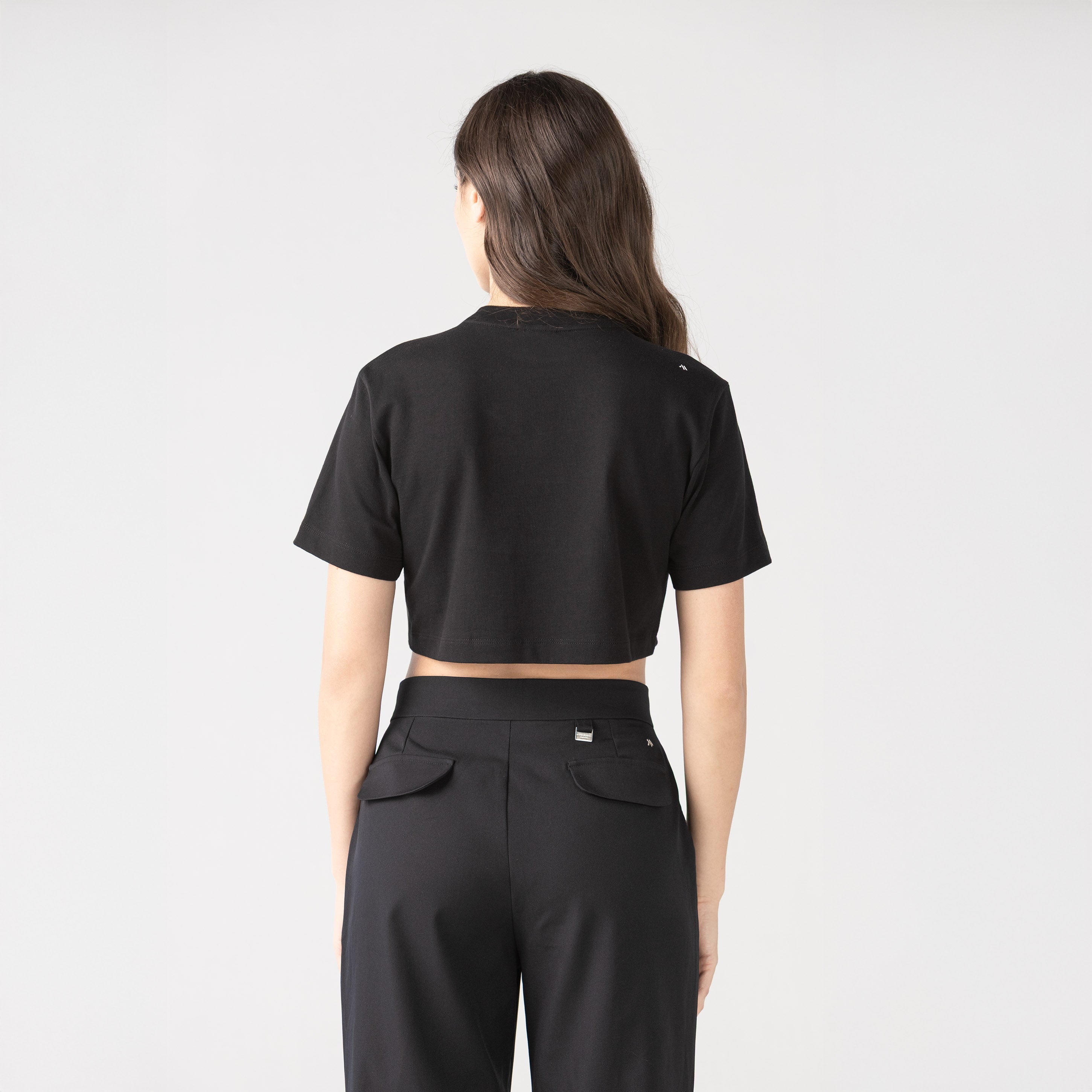 KUBLAI CROP TOP WOMEN BLACK