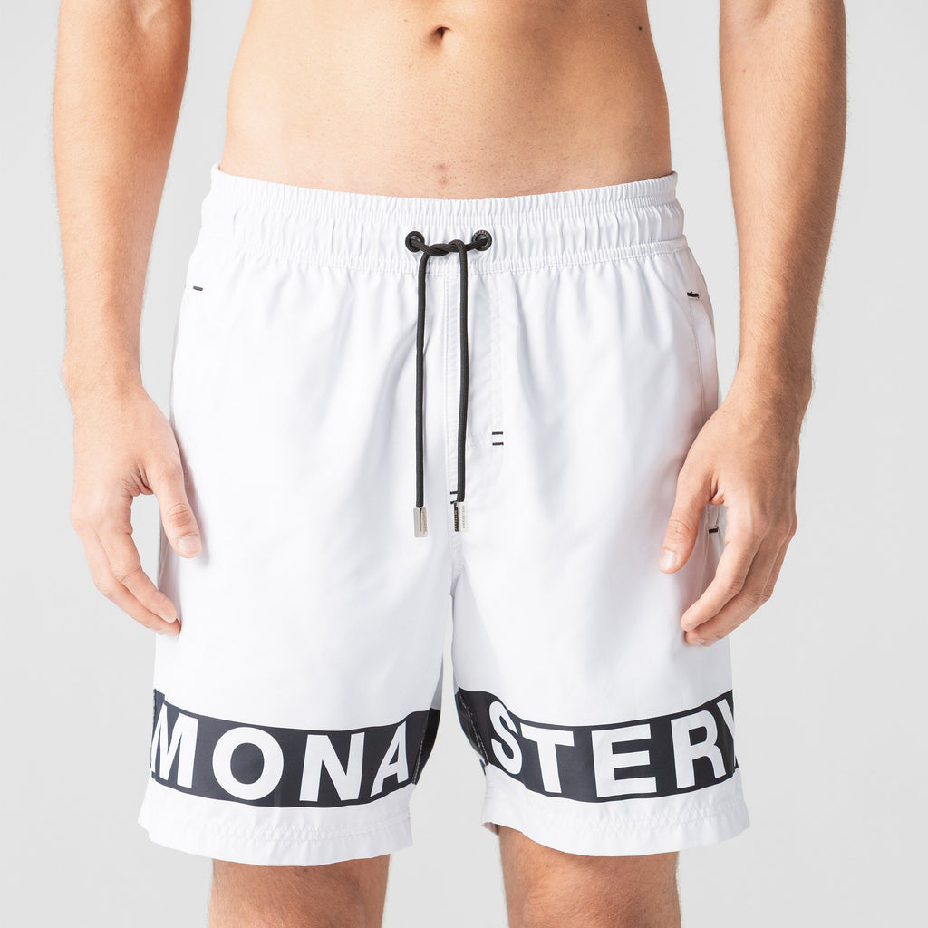 RANGE SWIM SHORT MEN WHITE