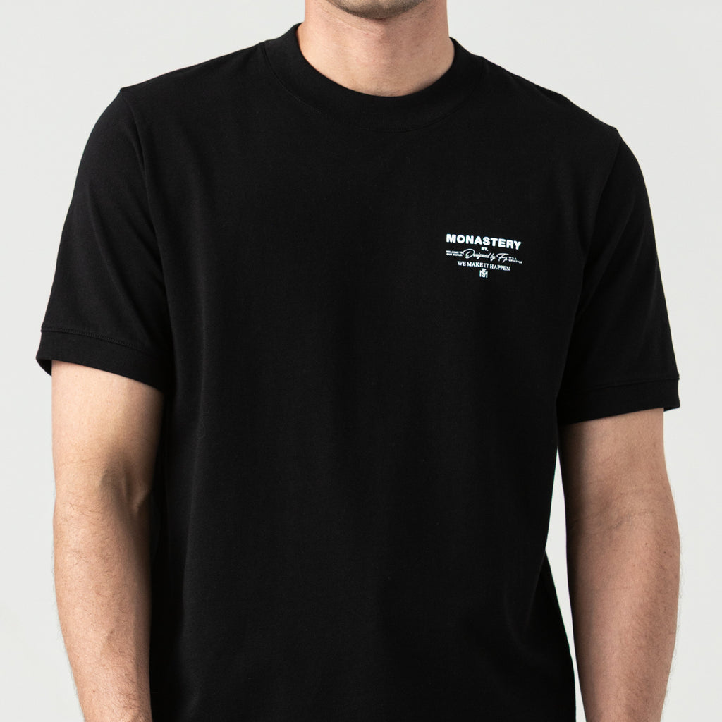 CRACKER 1 T-SHIRT MEN BLACK