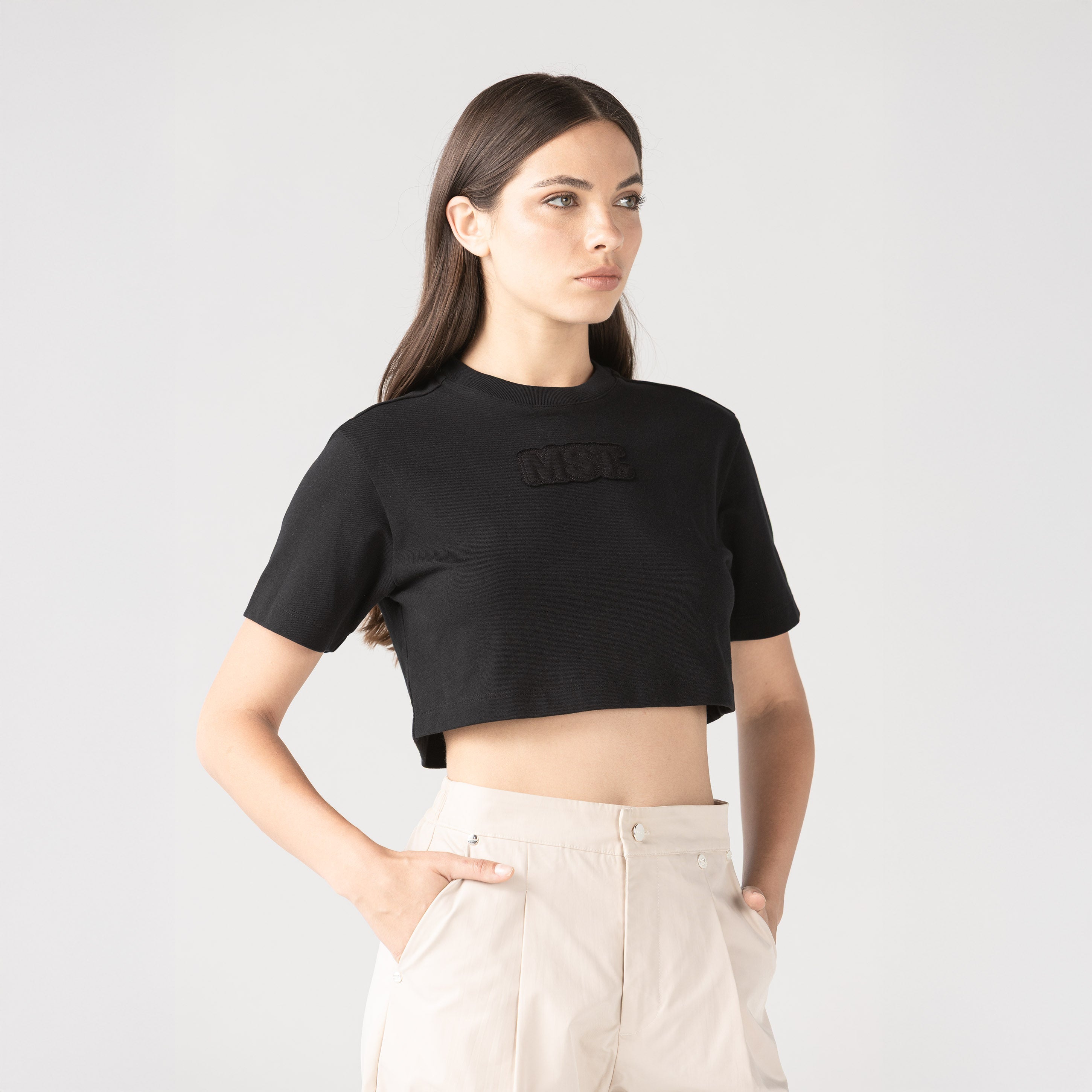 ALANI CROP TOP WOMEN BLACK