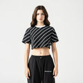 BRITANIA CROP TOP WOMEN BLACK