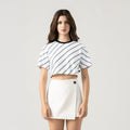 BRITANIA CROP TOP WOMEN WHITE