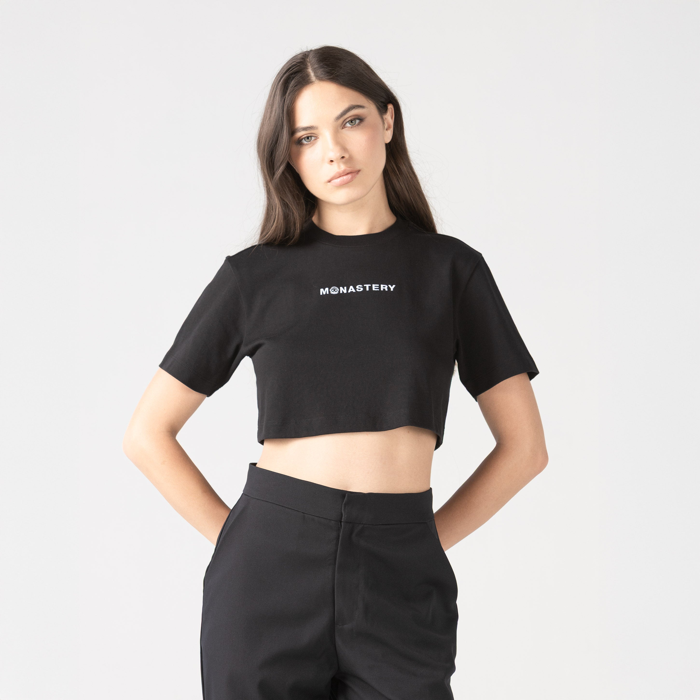 KUBLAI CROP TOP WOMEN BLACK
