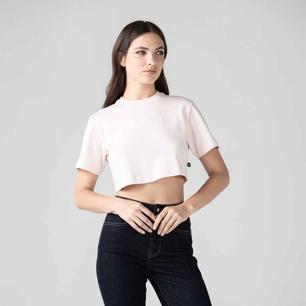 KUBLAI CROP TOP WOMEN PALE LILAC