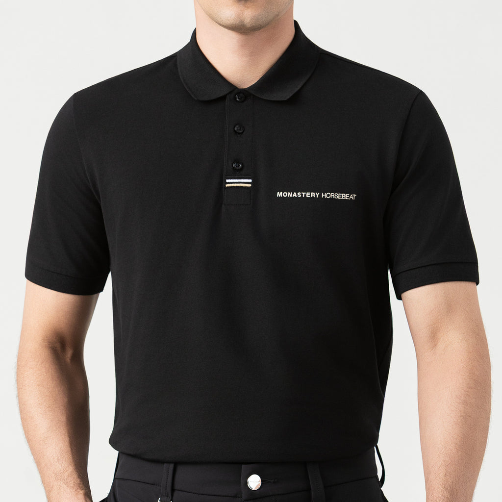 AKHAL POLO MEN BLACK