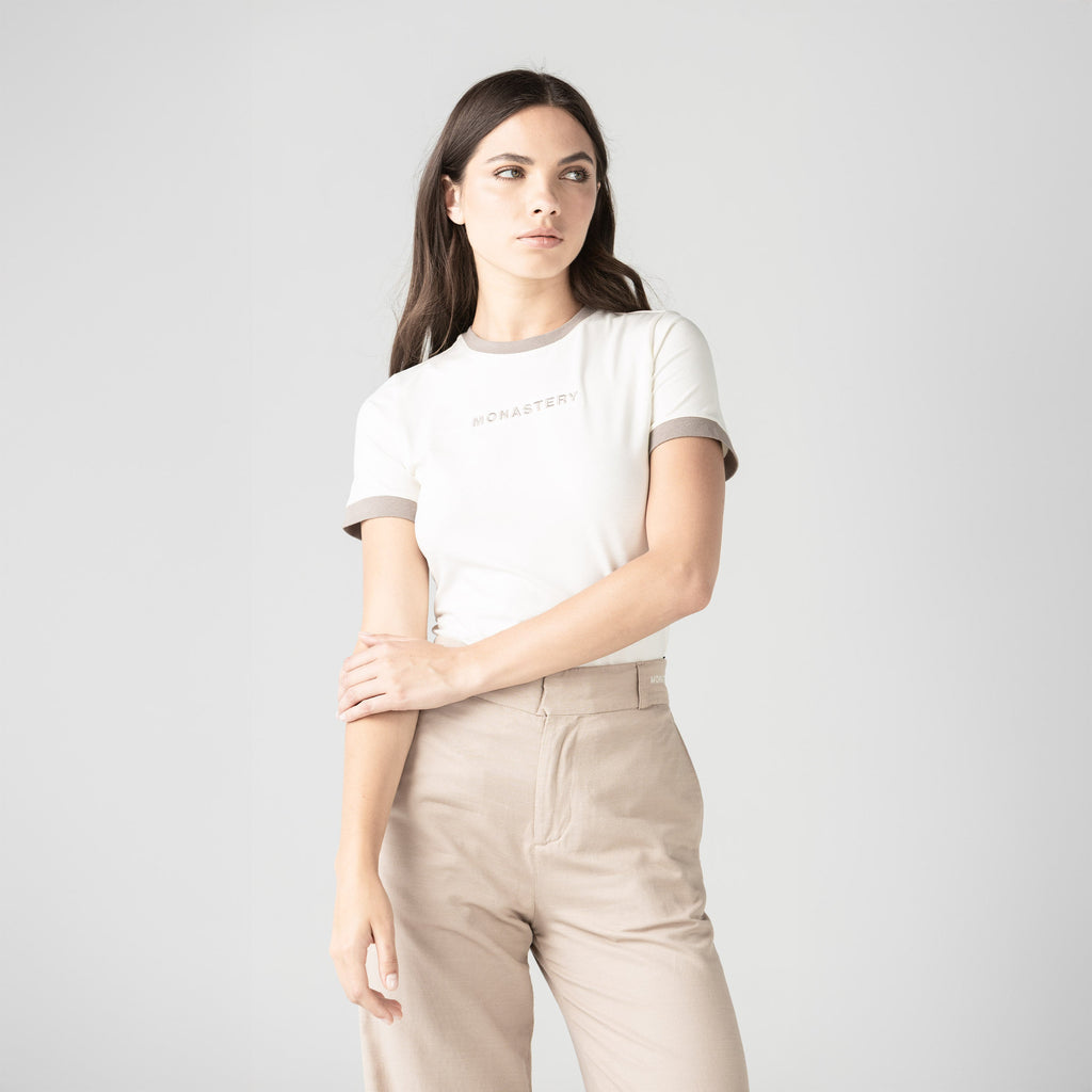 SAMARA T-SHIRT WOMEN EGRET