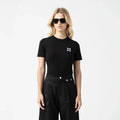 ADHRA T-SHIRT WOMEN BLACK METEORITE