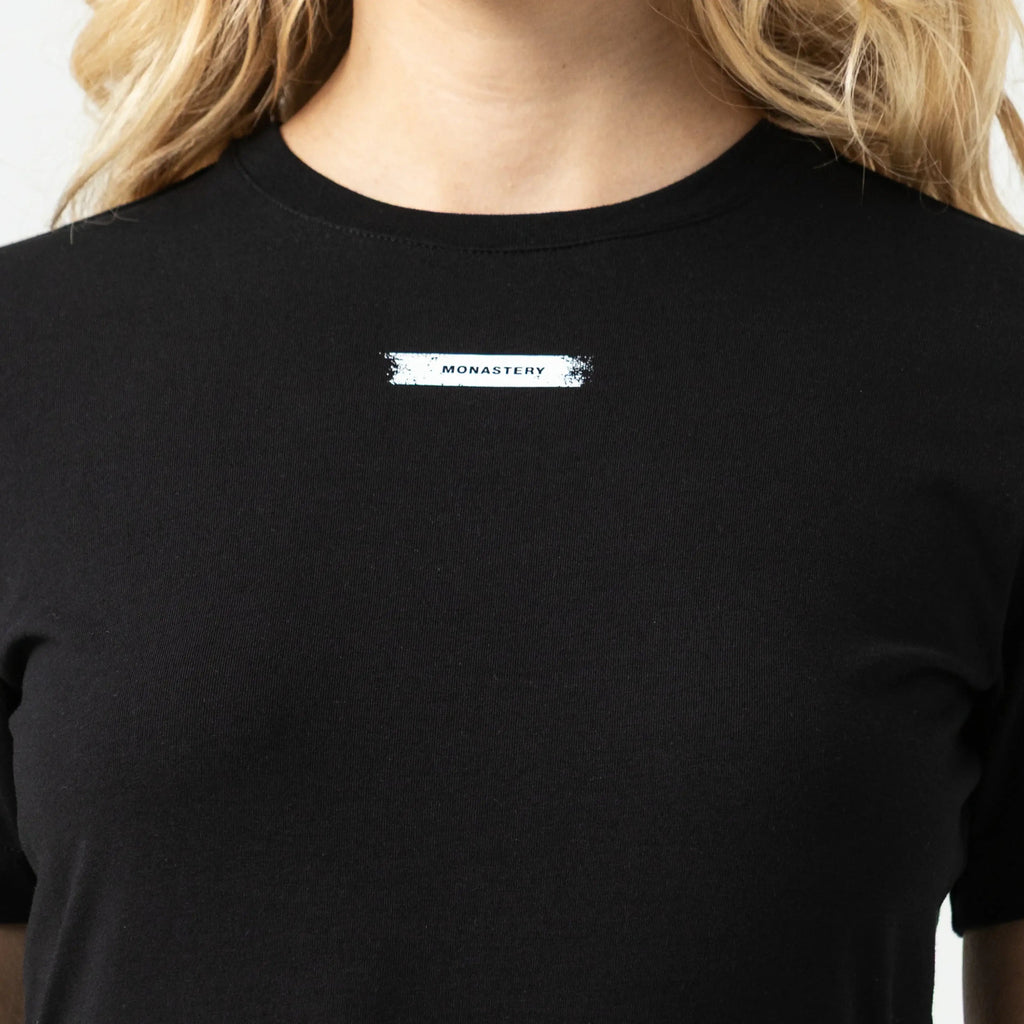 AKBAR T-SHIRT WOMEN BLACK METEORITE
