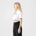 BRYNN CROP TOP WOMEN LUCENT WHITE L/G