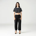 BRITANIA CROP TOP WOMEN BLACK