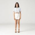 BRITANIA CROP TOP WOMEN WHITE