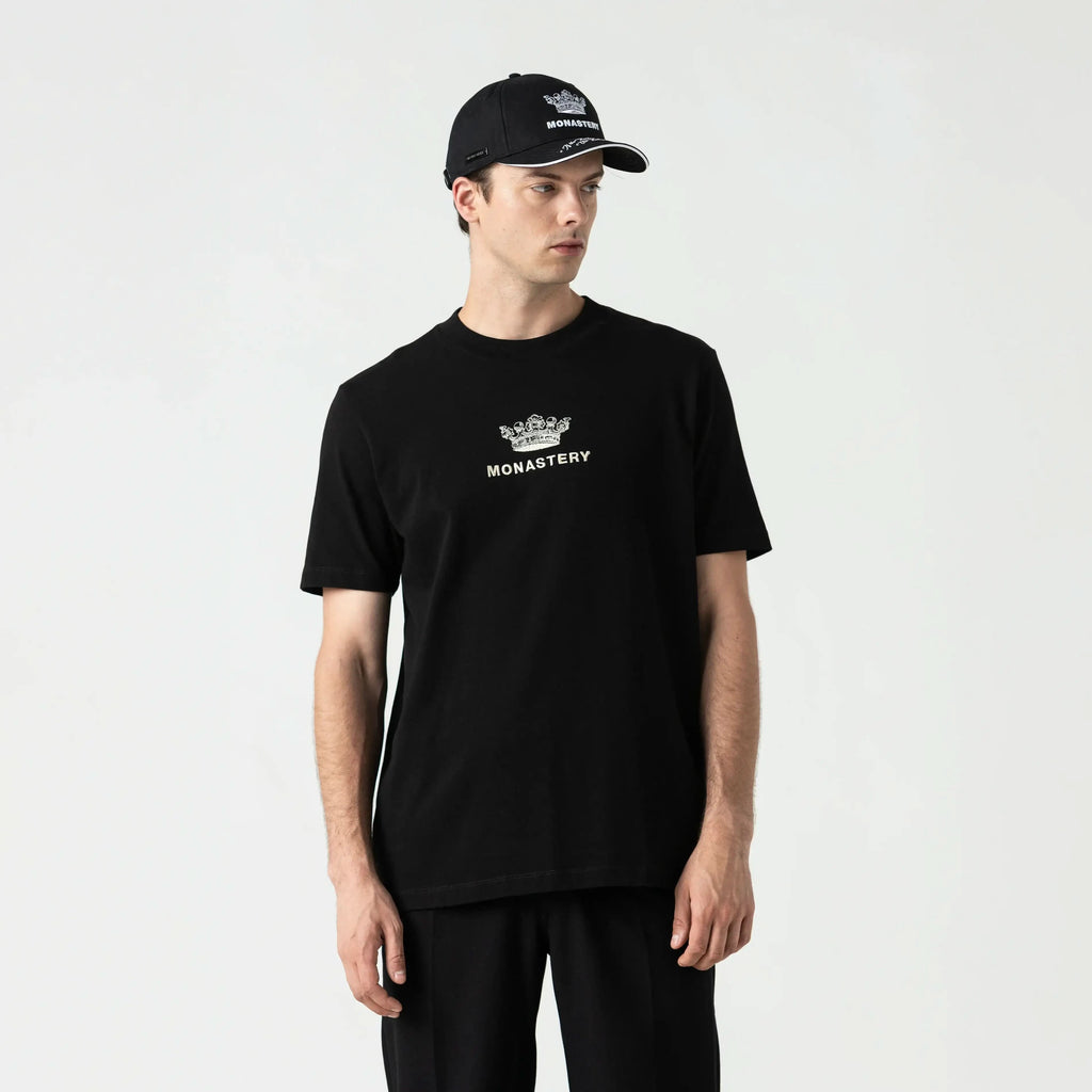 CROWN T-SHIRT MEN BLACK