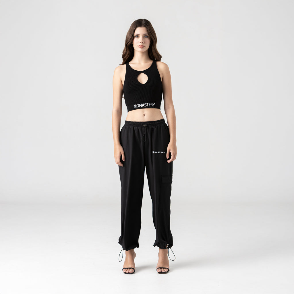 CLAIRE KNITTED TOP WOMEN BLACK