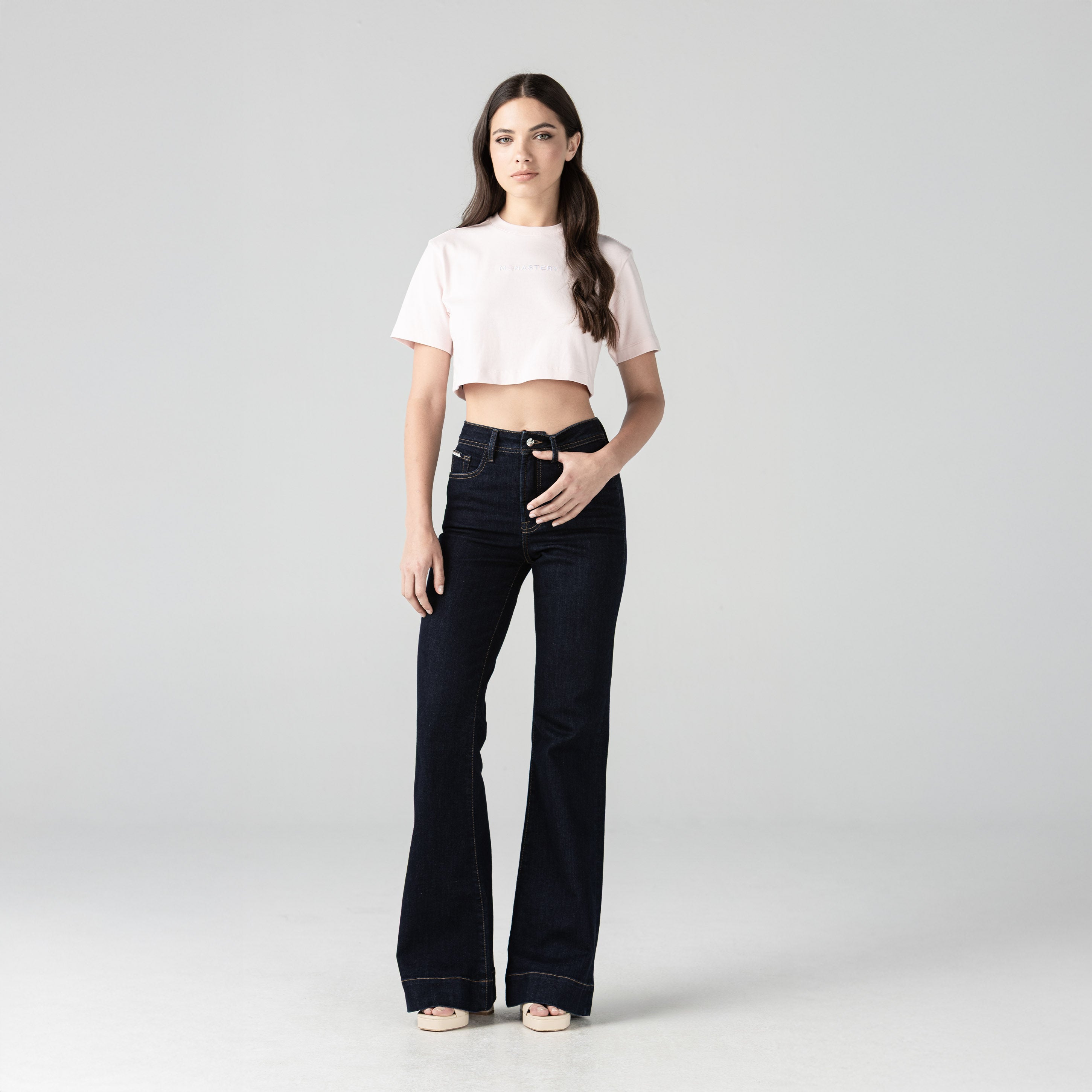 KUBLAI CROP TOP WOMEN PALE LILAC