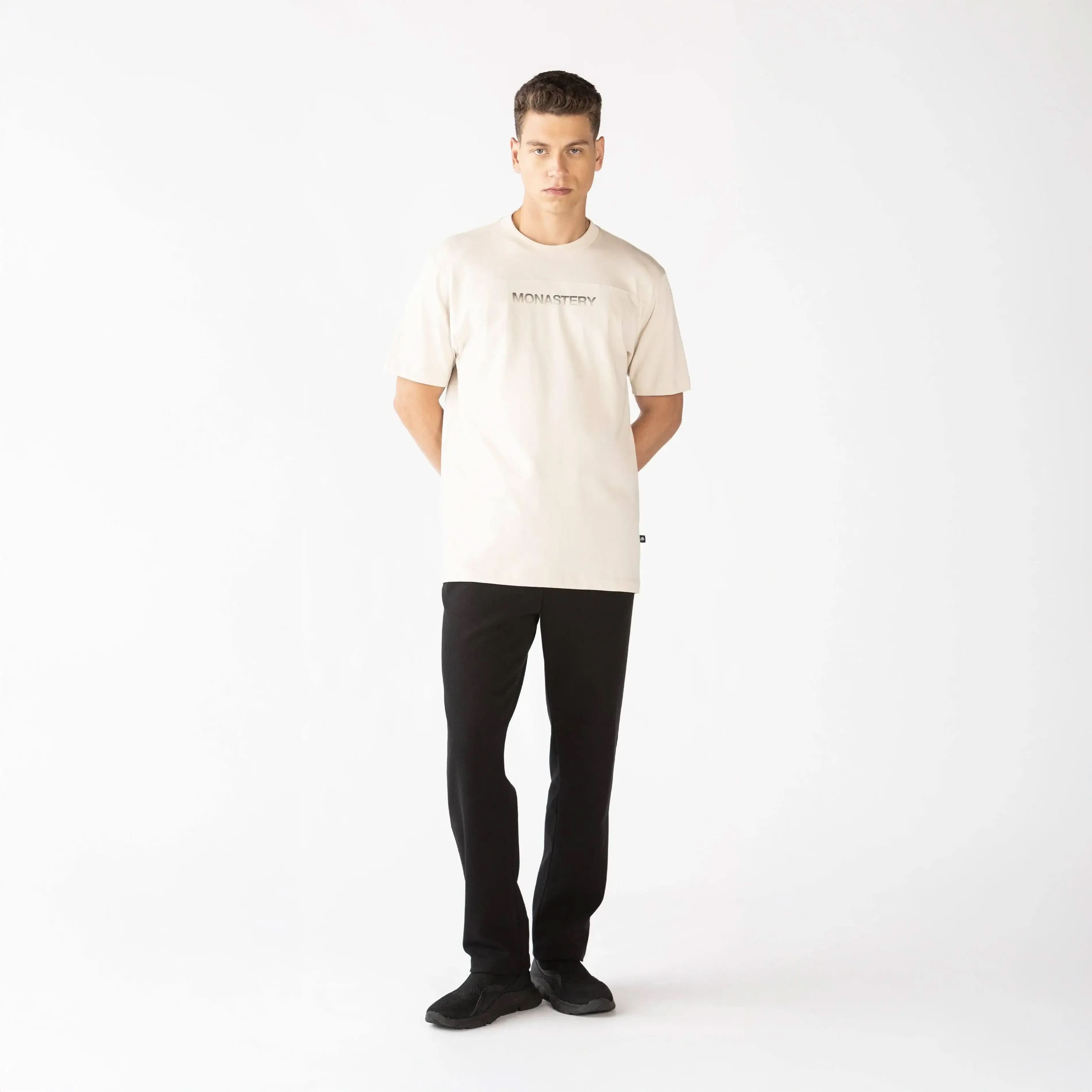 CAMISETA TWO BEIG 1 - MONASTERY