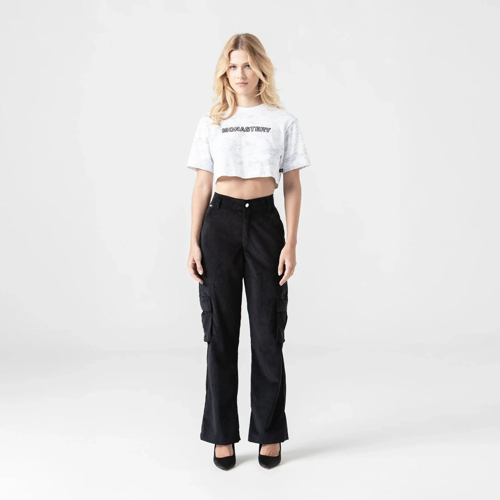 BRYNN CROP TOP WOMEN LUCENT WHITE L/G