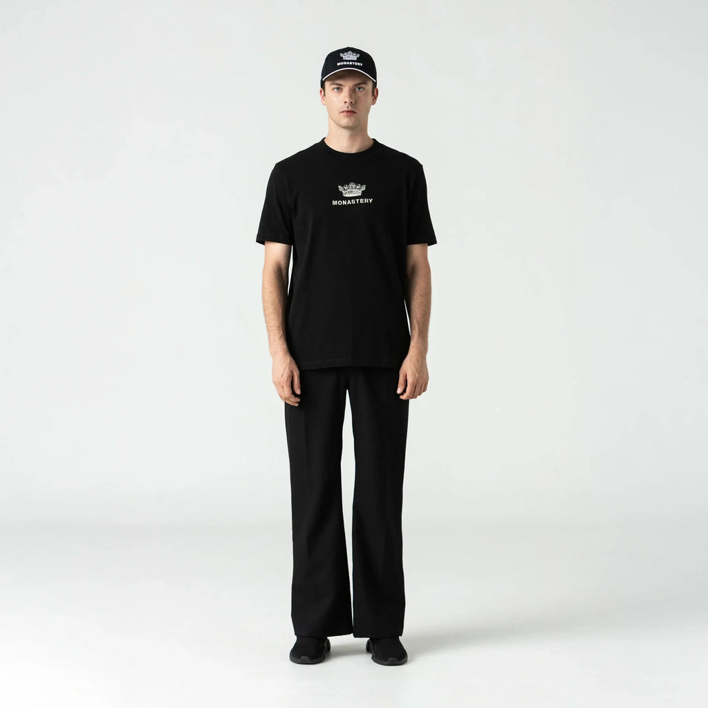 CROWN T-SHIRT MEN BLACK