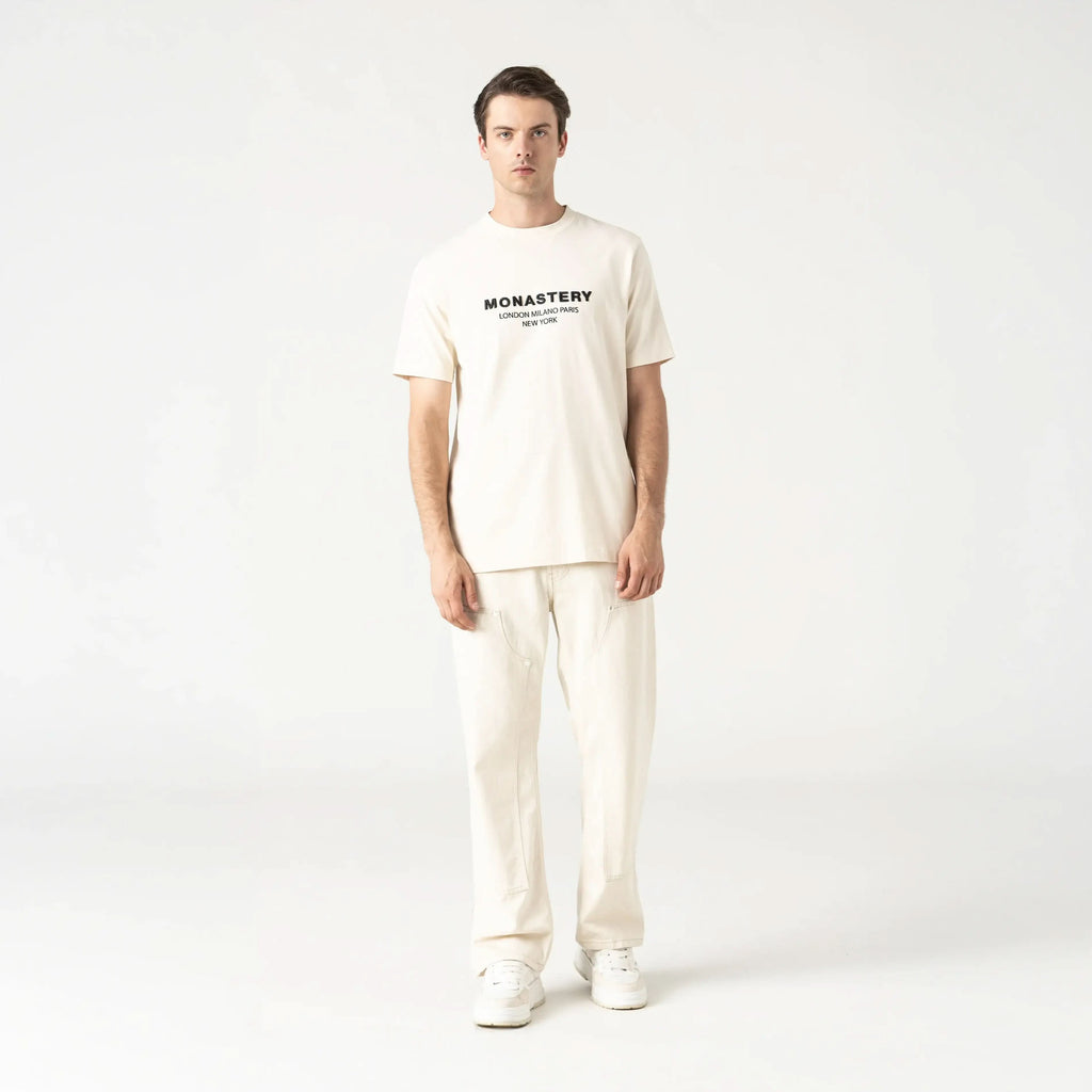 SHARAM T-SHIRT MEN WHITECAP GRAY