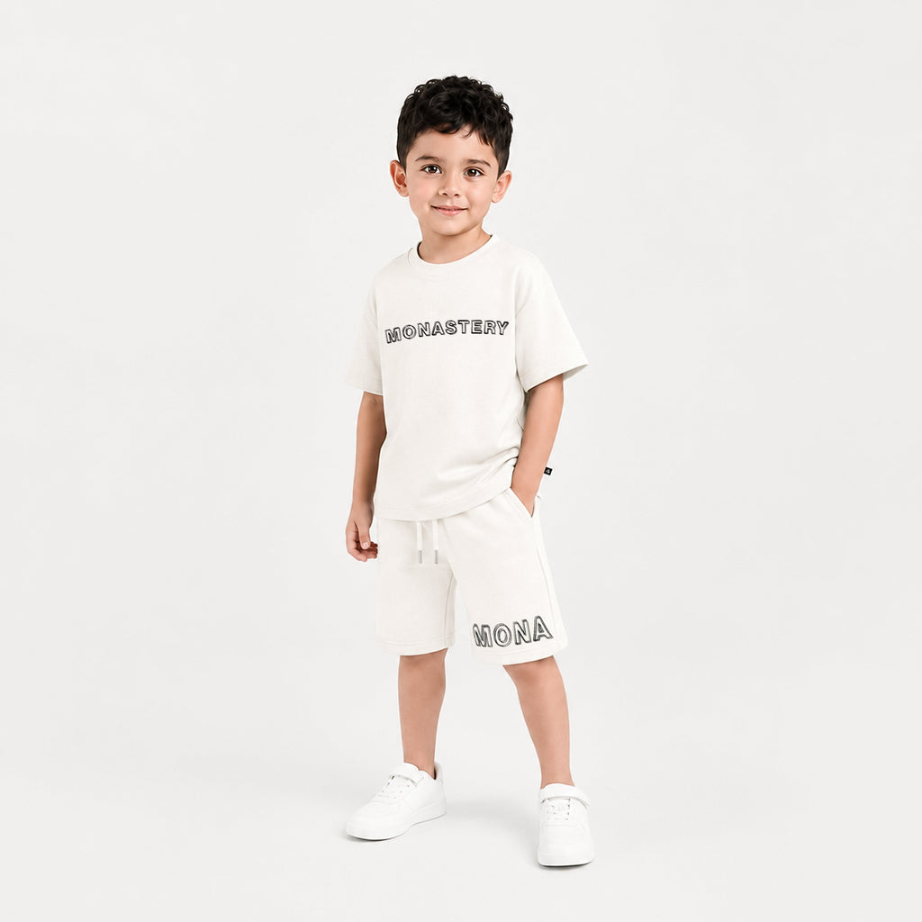 LEGATUS BURDA SHORT KIDS EGRET