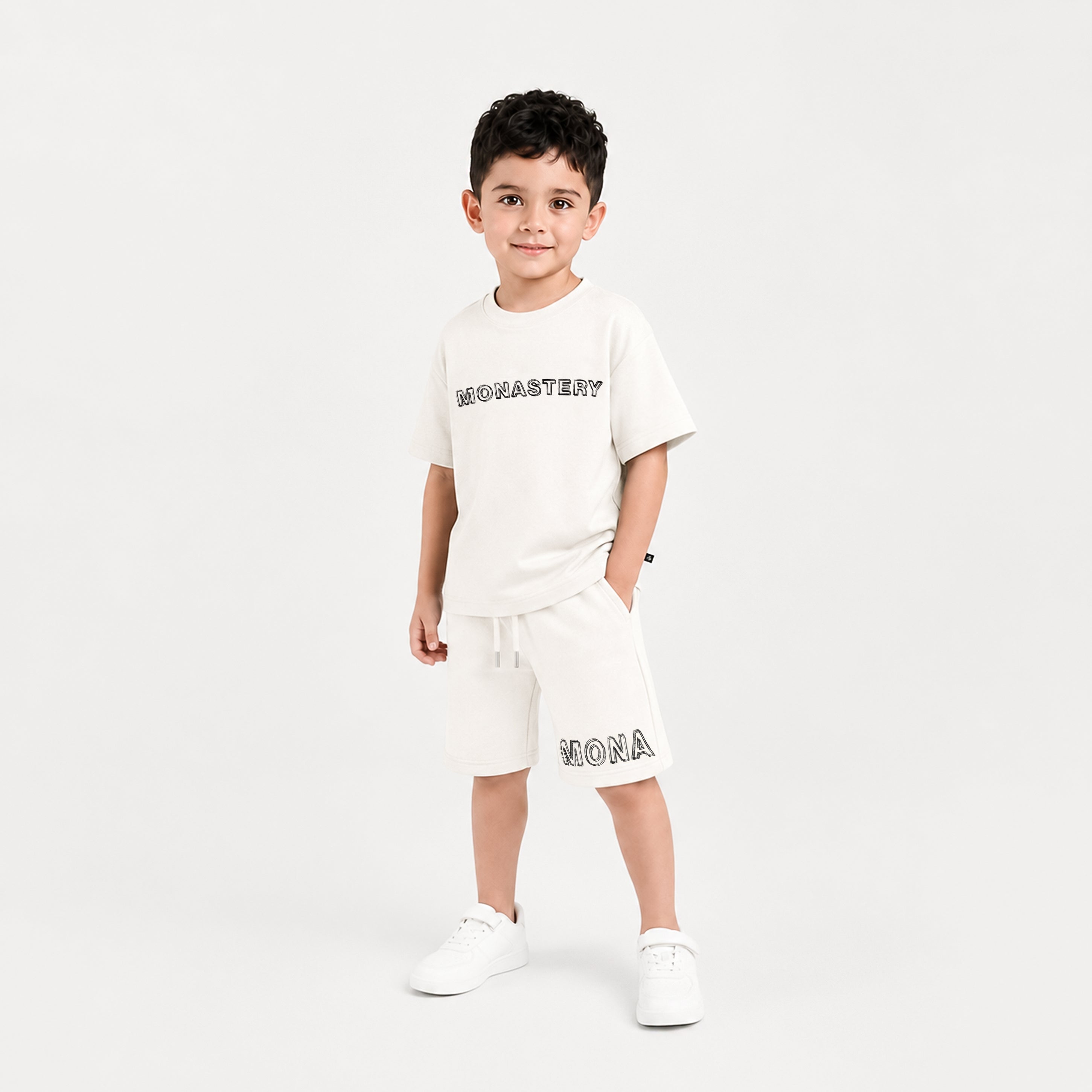 LEGATUS BURDA SHORT KIDS EGRET