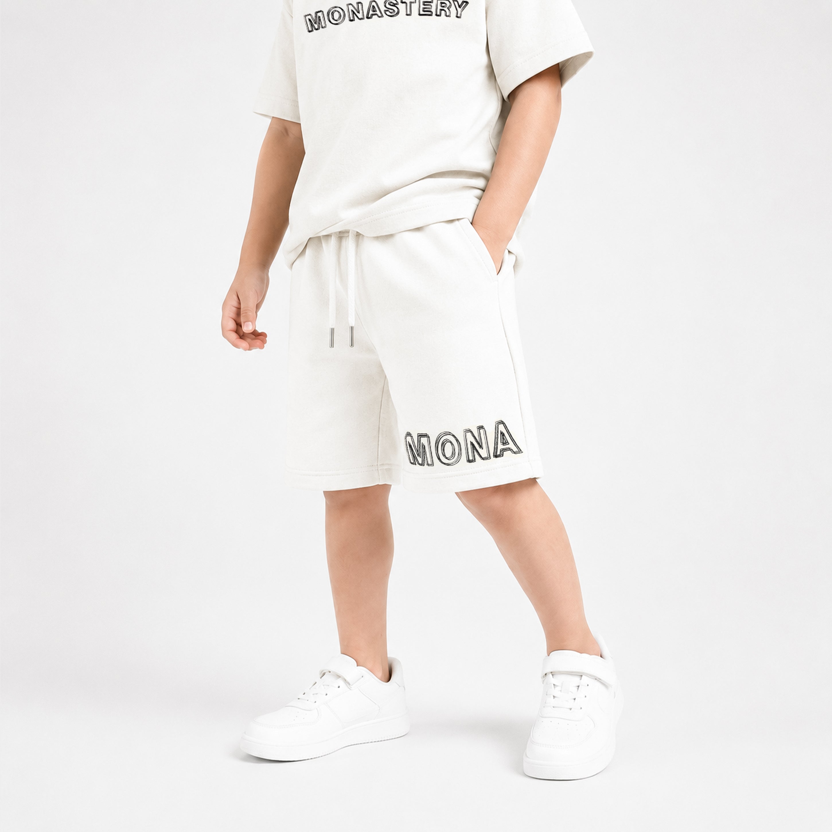 LEGATUS BURDA SHORT KIDS EGRET