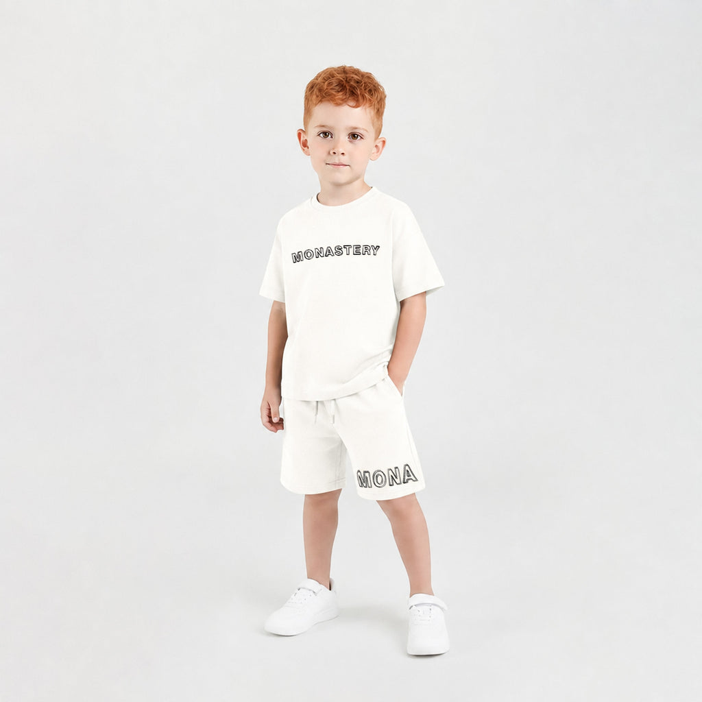 LEGATUS T-SHIRT OVERSIZED KIDS EGRET