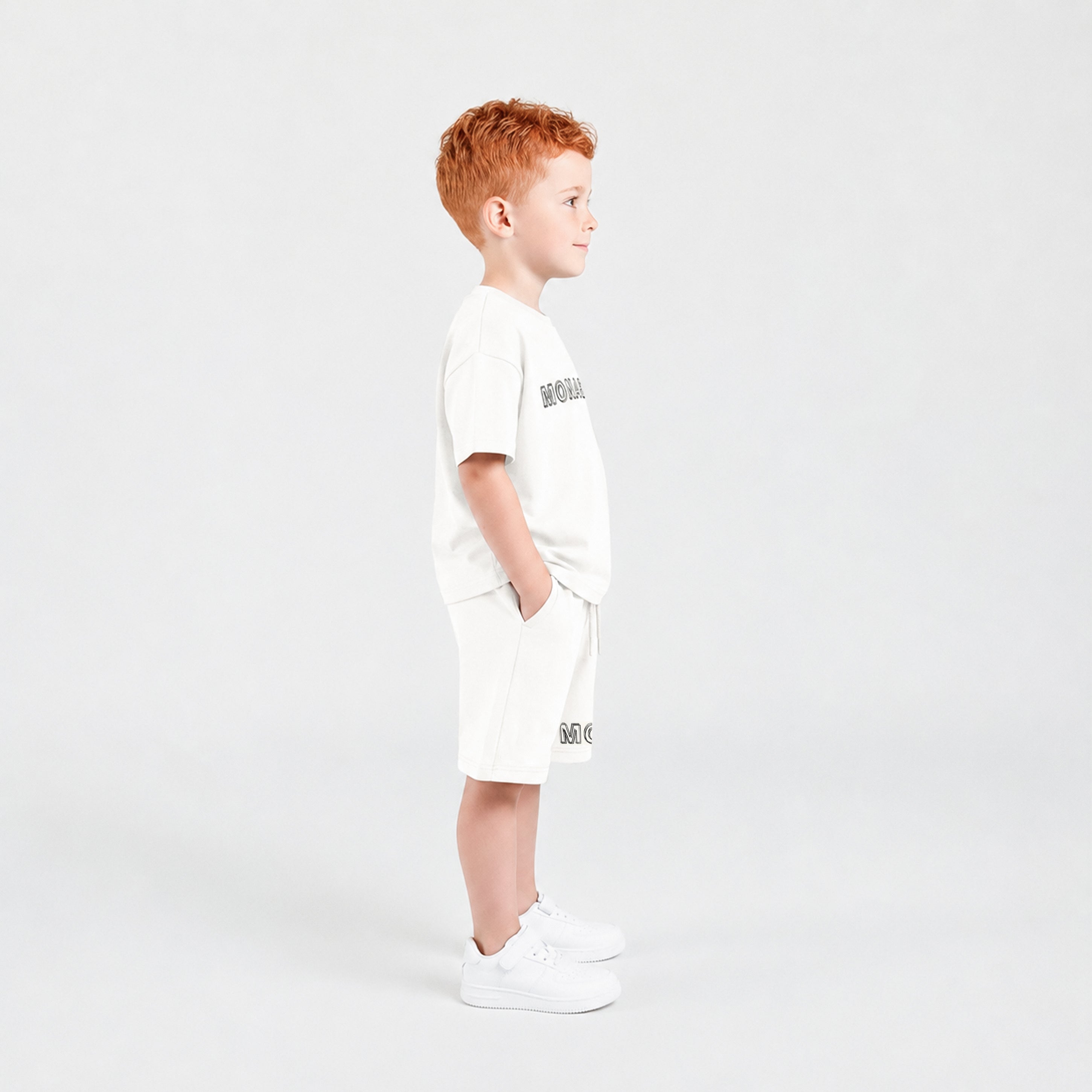 LEGATUS T-SHIRT OVERSIZED KIDS EGRET
