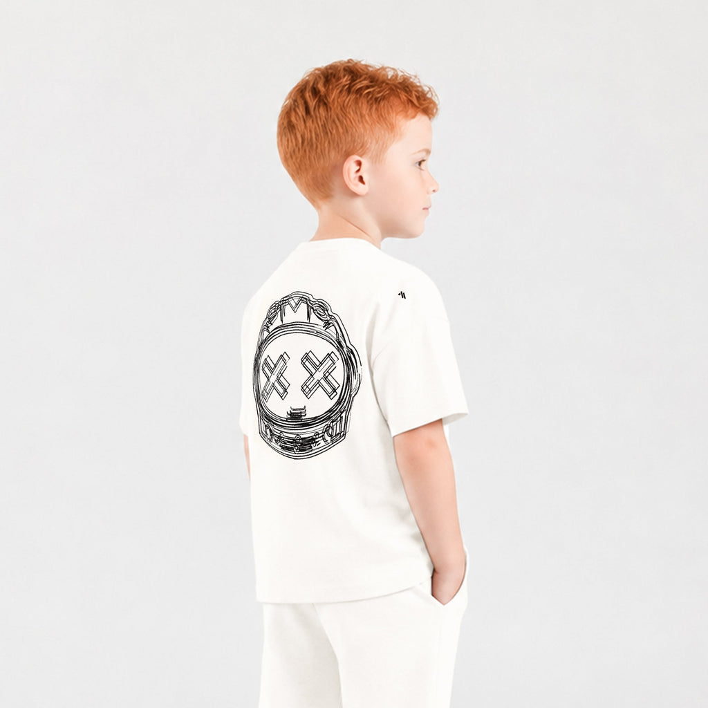 LEGATUS T-SHIRT OVERSIZED KIDS EGRET