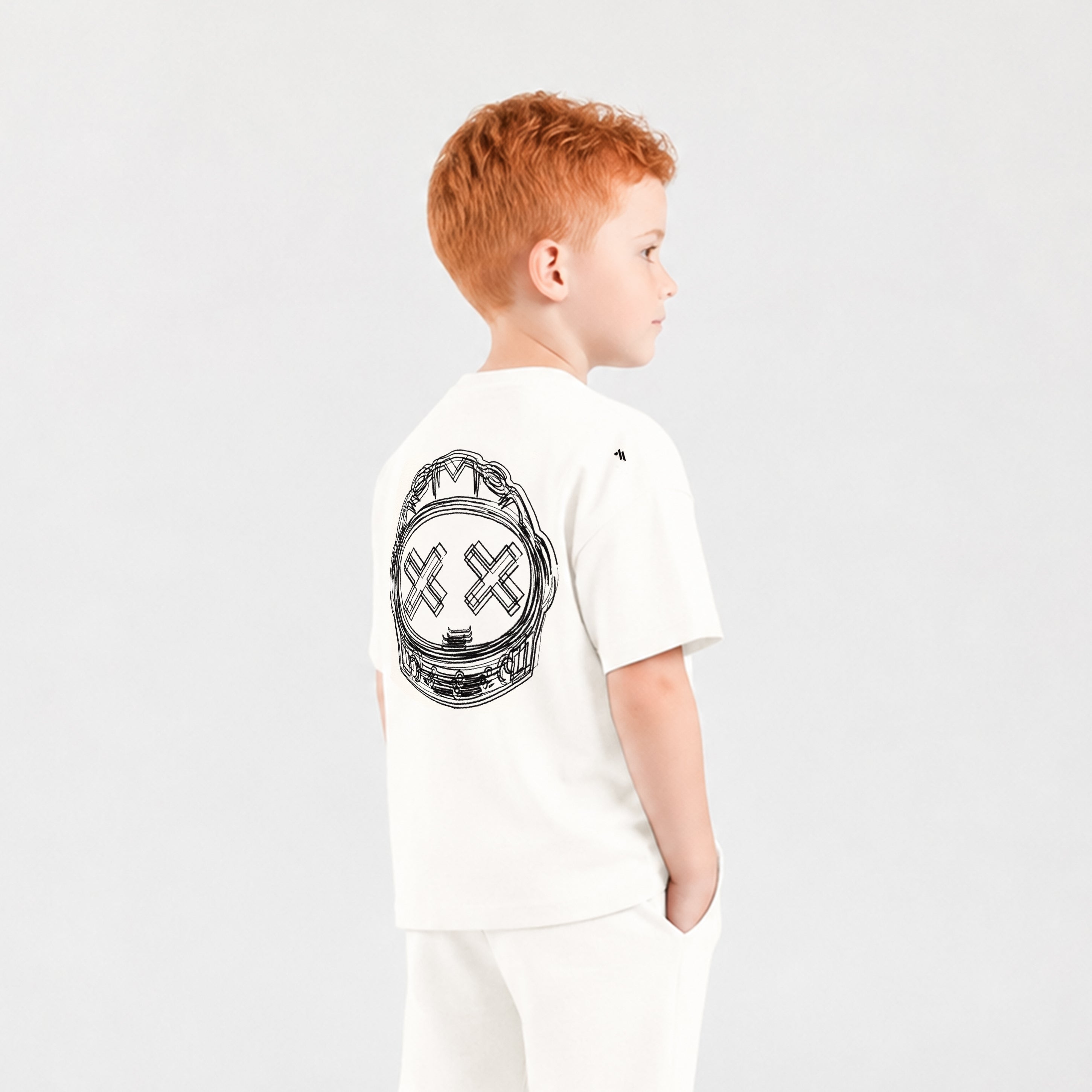LEGATUS T-SHIRT OVERSIZED KIDS EGRET
