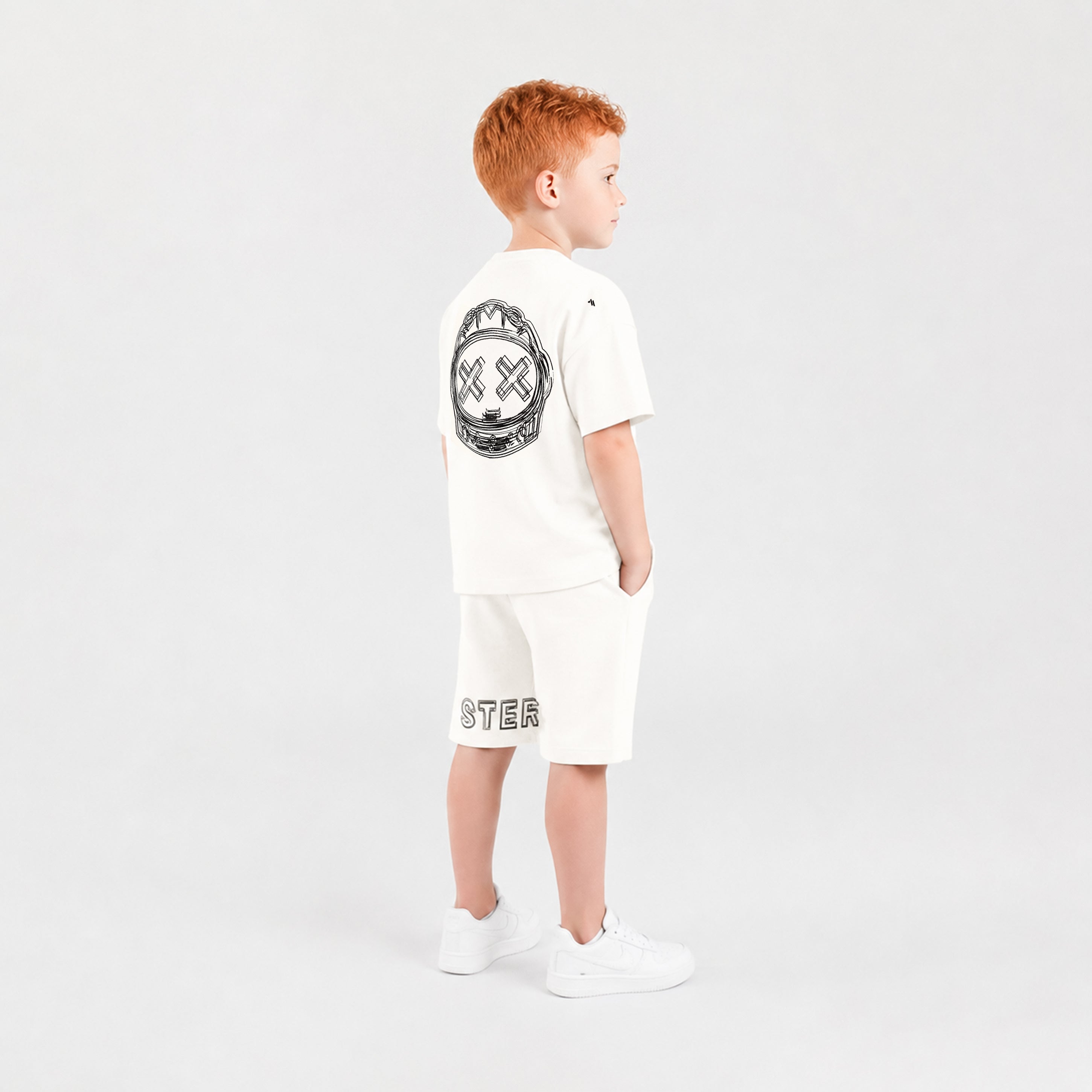 LEGATUS T-SHIRT OVERSIZED KIDS EGRET