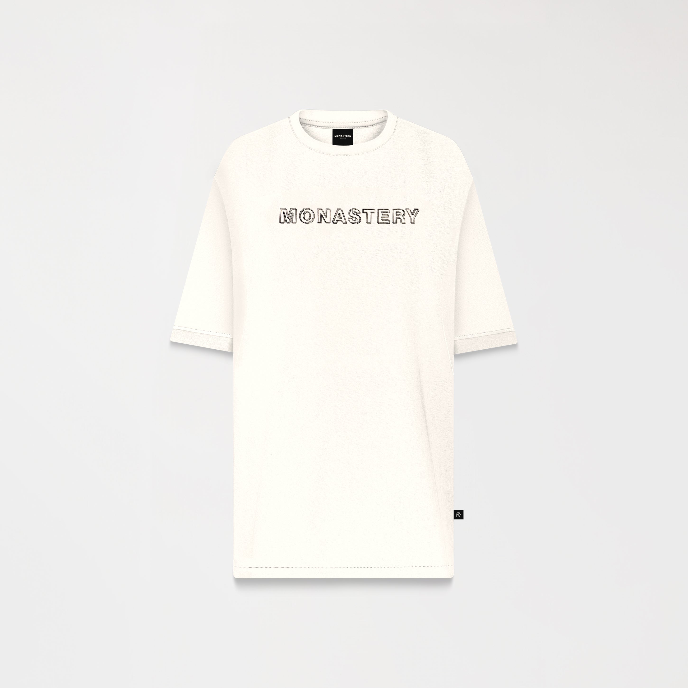 LEGATUS T-SHIRT OVERSIZED MEN EGRET