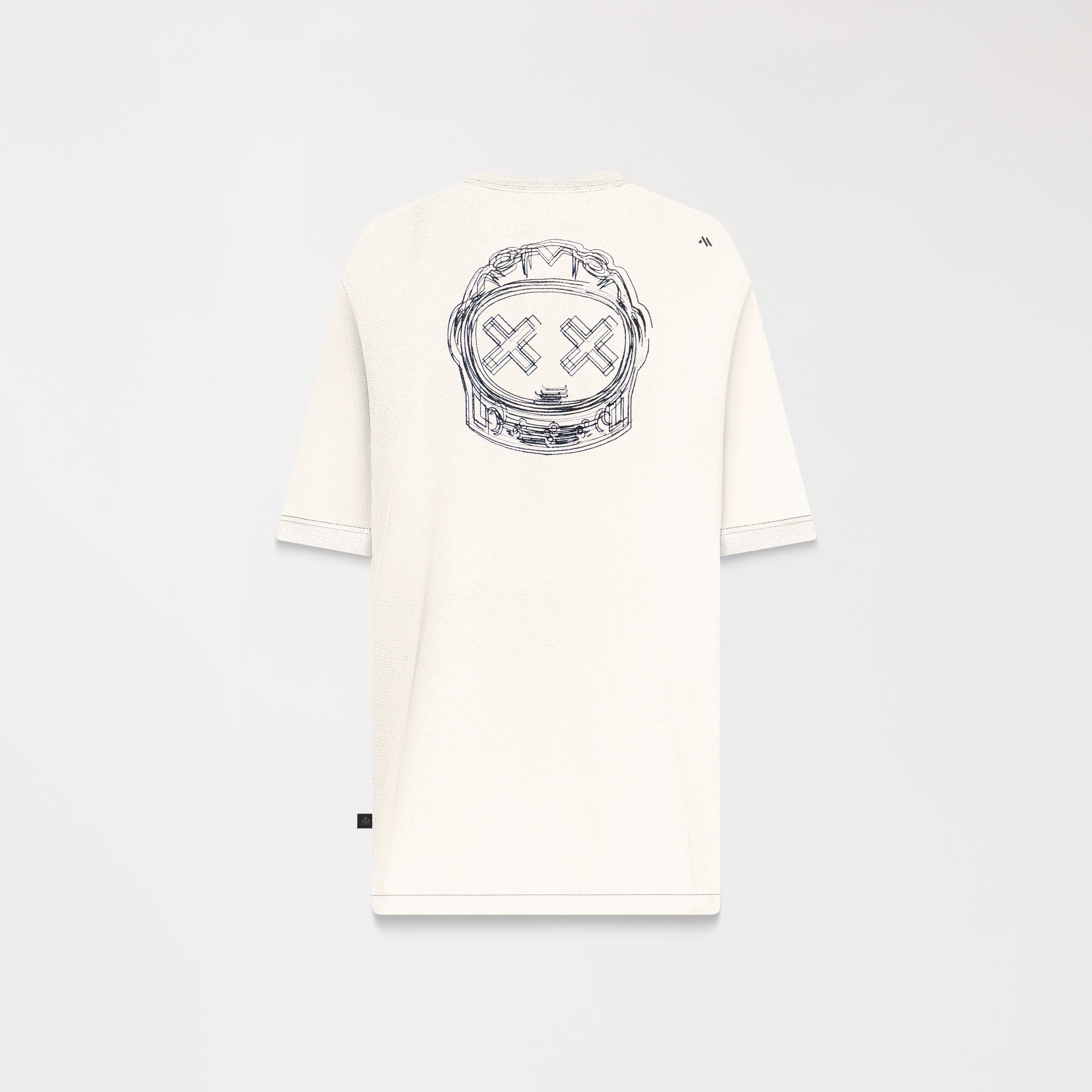 LEGATUS T-SHIRT OVERSIZED MEN EGRET