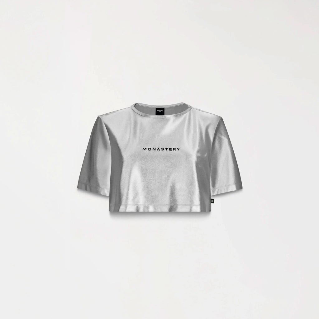 LENA CROP TOP WOMEN SILVER