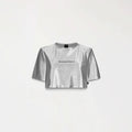 LENA CROP TOP WOMEN SILVER