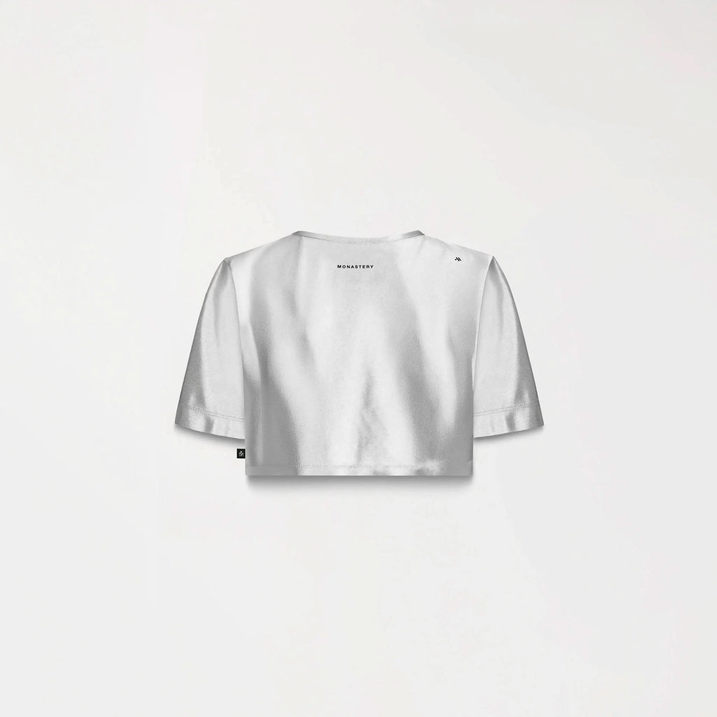 LENA CROP TOP WOMEN SILVER